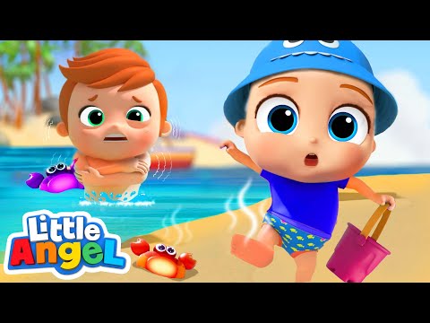 Beach Day, Hot And Cold Song | Opposites | Little Angel Kids Songs