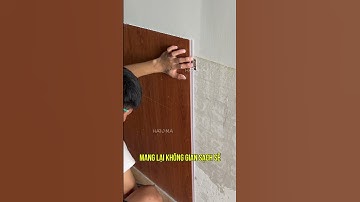 Thi công tấm nhựa ốp tường nano cải tạo chân tường bị ẩm mốc siêu đơn giản | Lê Hạ Haroma