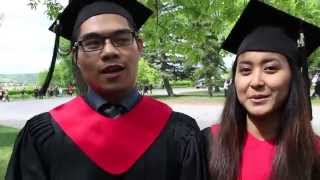 SAIT Convocation 2014 - Francis Gagarin and Beatrice Caubalejo