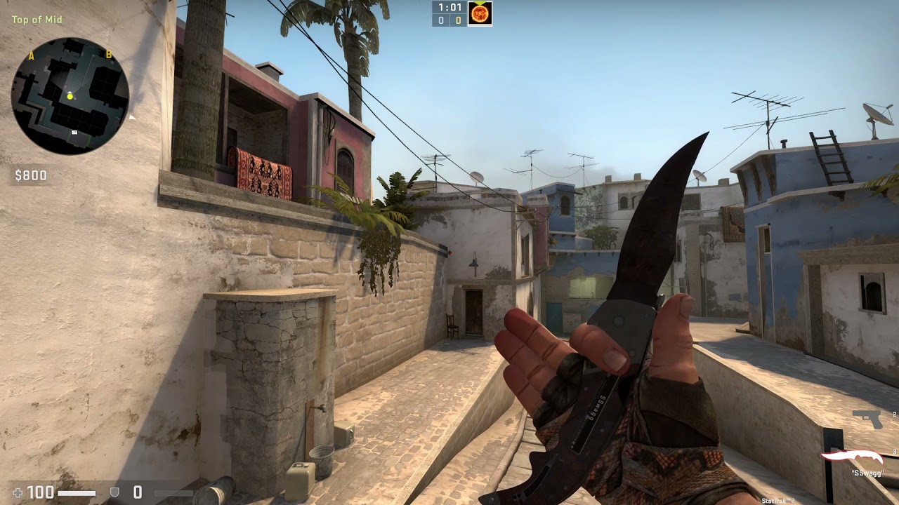 RUST COMBO - Hand Wraps Constrictor & Falchion Knife Rust Coat - YouTube