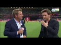 Mentalist Lior Suchard play with the minds of the anchors at the T20 cricket game