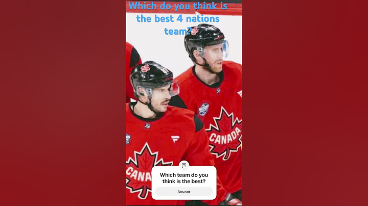 Which four nations team do you think is the best?