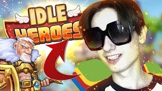 10 МИЛЛИОНОВ СКАЧИВАНИЙ! ИГРА С САМЫМ ВЫСОКИМ РЕЙТИНГОМ В 2019?! IDLE HEROES ЧЕРЕЗ BLUE STACKS 4!