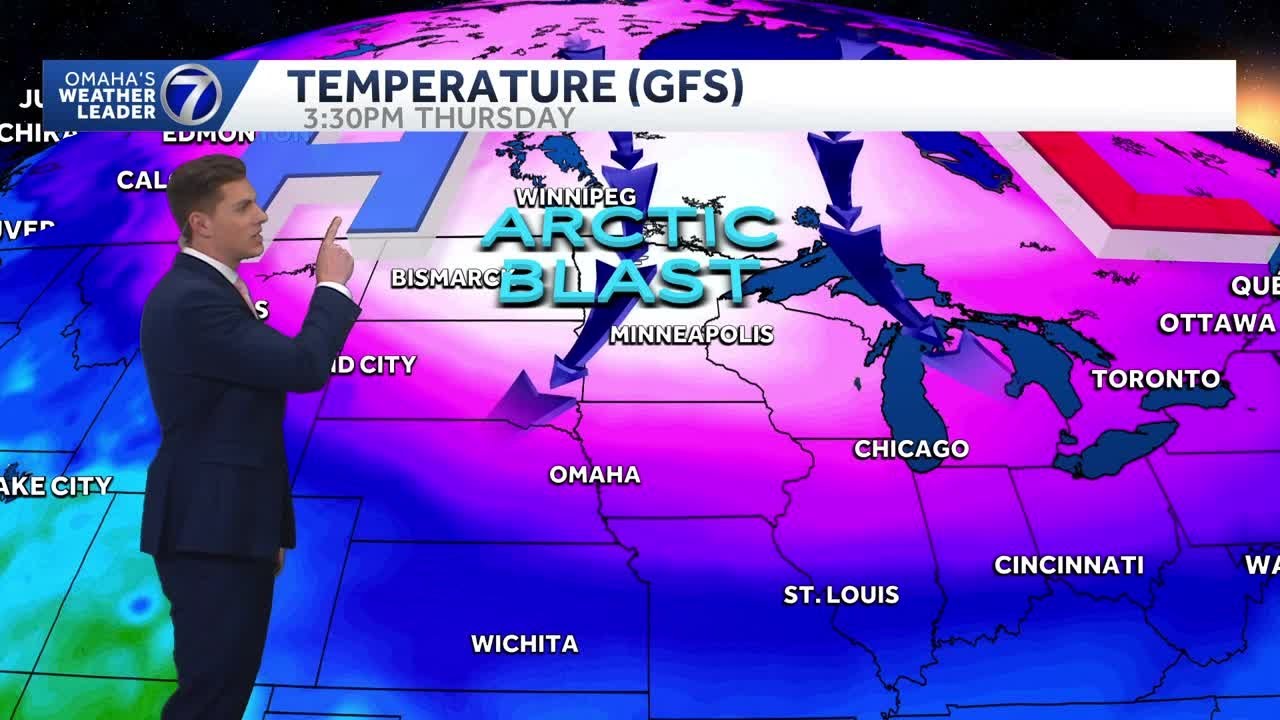 Arctic air on the way for the weekend in Omaha - YouTube