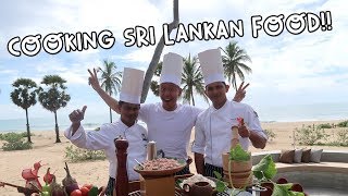 COOKING SRI LANKAN FOOD WITH SRI LANKANS IN SRI LANKA Vlog 108