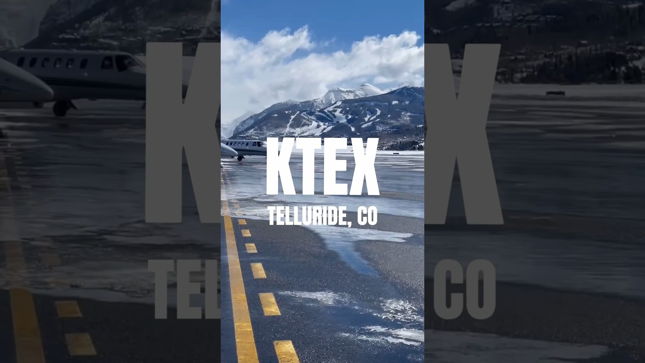 Telluride is one of the most beautiful & challenging airports I’ve landed at! 