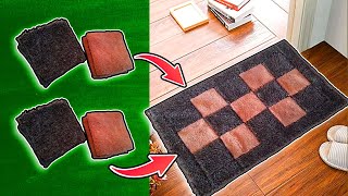 DIY// Handmade door mat Patterns // Handmade door mats  // Door mat designs