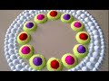 Simple Rangoli Designs | Easy Rangoli | Relaxing satisfying Rangoli videos by Aarti | Top Rangolis