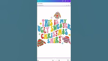 Thumbnail of Ugly Sweater Shirt now on fittingpiecesandco.com 🎄✨ #uglysweater #christmas #short