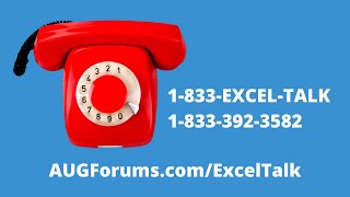 Live 17 - Excel Talk #1 - Introduction screenshot 4