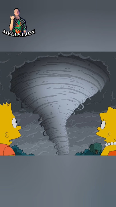Simpsons tornado #simpsons #shorts