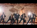 Groom Performs Can You Stand the Rain with his Groomsmen