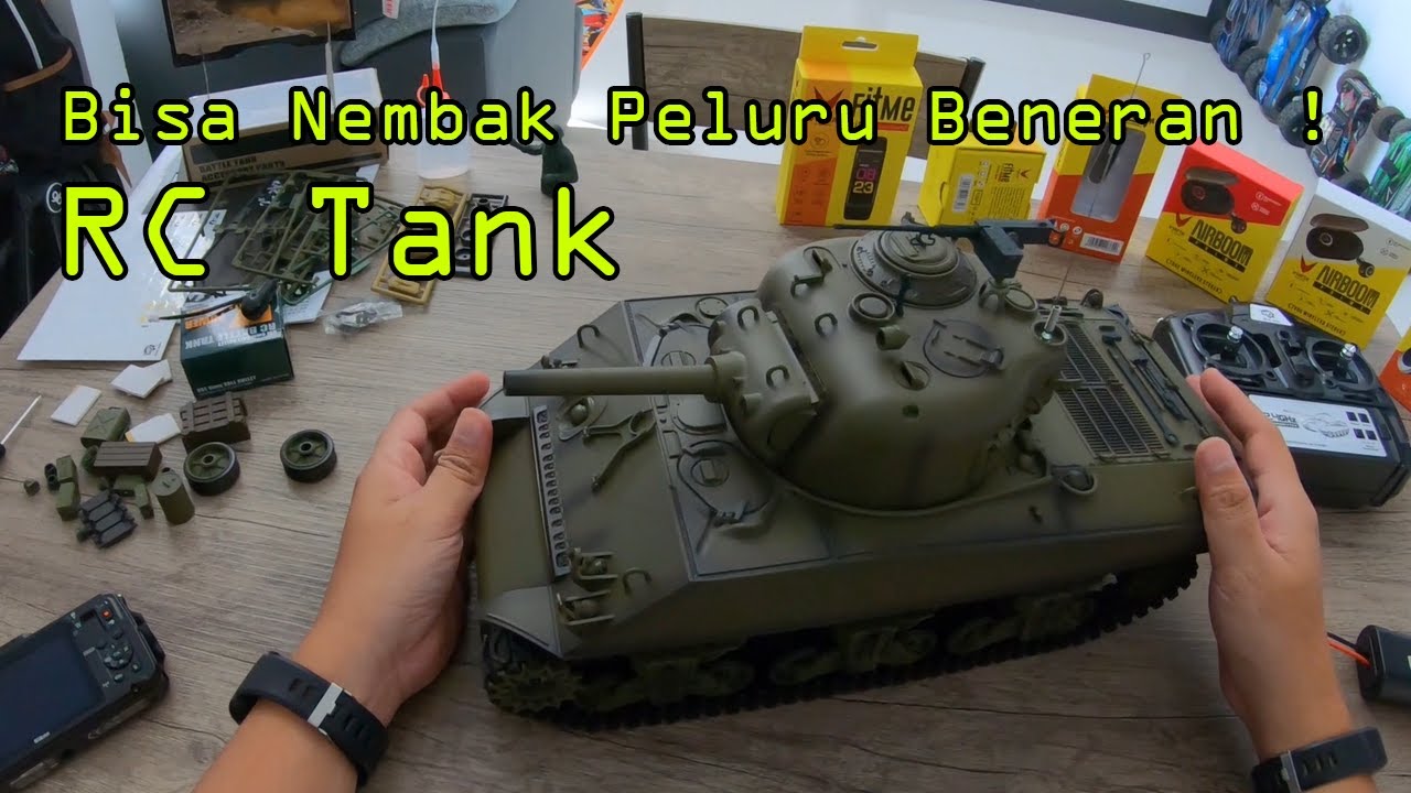 Unboxing RC Tank Kelas Hobby Heng Long 3898-1. 