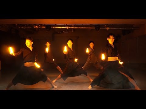 【JKz】Japanese light performance "Wotagei"【光囃子-hikaribayashi-】