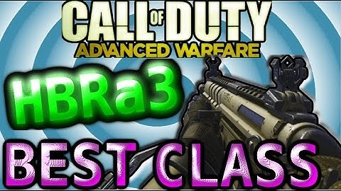 Call of Duty Advanced Warfare "HBRa3" Best Class Setup Assault Rifle (COD AW Multiplayer Ultimate)
