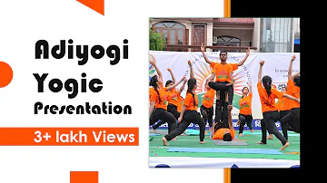 Aadiyogi Presentation by Moksha Yoga Center on 3rd International Day of Yoga 2017