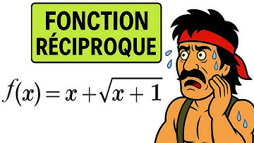 Comment déterminer la fonction réciproque proprement ?