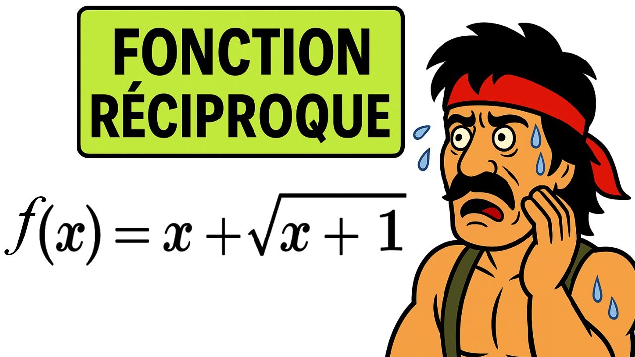 Comment déterminer la fonction réciproque proprement ?