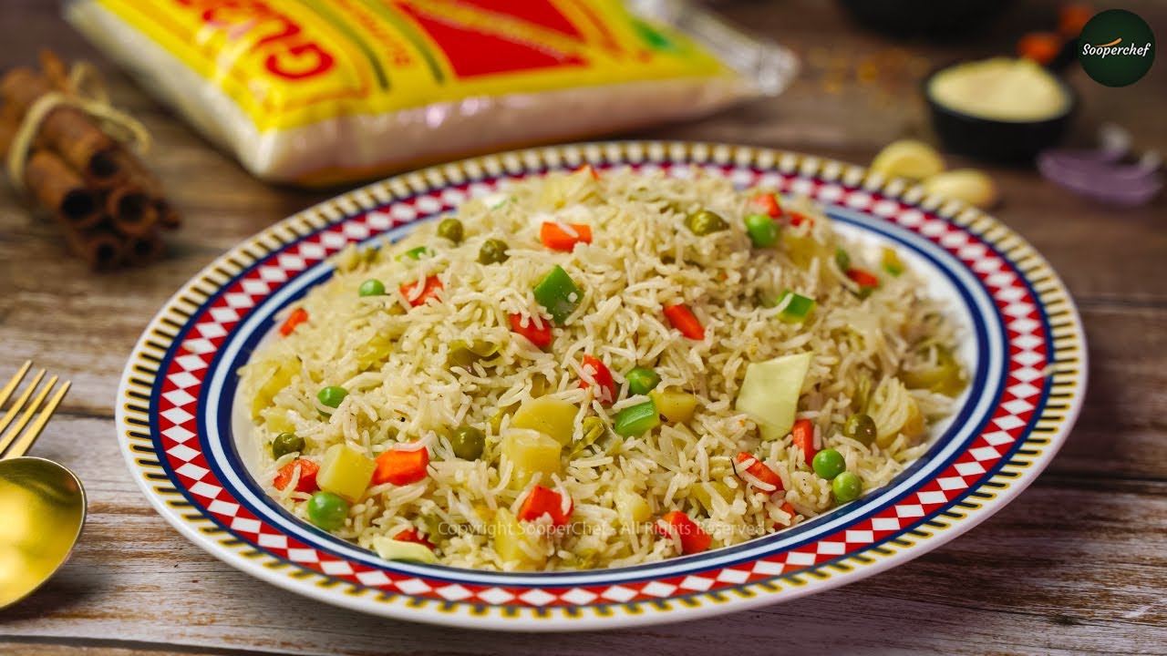 Restaurant Style Vegetable Pulao Recipe by SooperChef