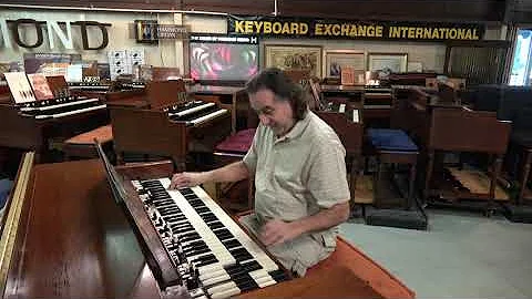 Peter Saltares at Keyboard Exchange International