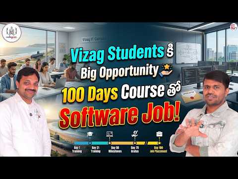 Codegnan : 100 Days Course for Vizag Students to Get IT Jobs | SumanTV Anchor Nagaraju
