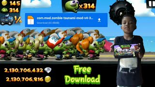 Game Zombie Tsunami mod apk terbaru||314 zombie dalam 1 game||Dede Anyun screenshot 3