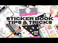 STICKER BOOK TIPS & TRICKS