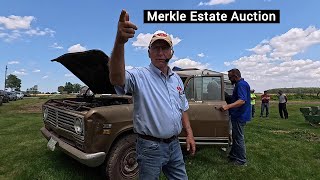 Barn Find - 1972 International Camper Special 1210 Pickup Truck - Merkle Estate Auction 05-22-24