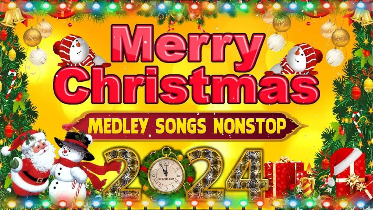 NonStop Medley Remix Christmas Songs 2024 🎅🏼 Christmas Disco Remix