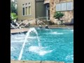 Custom water features by owens pools