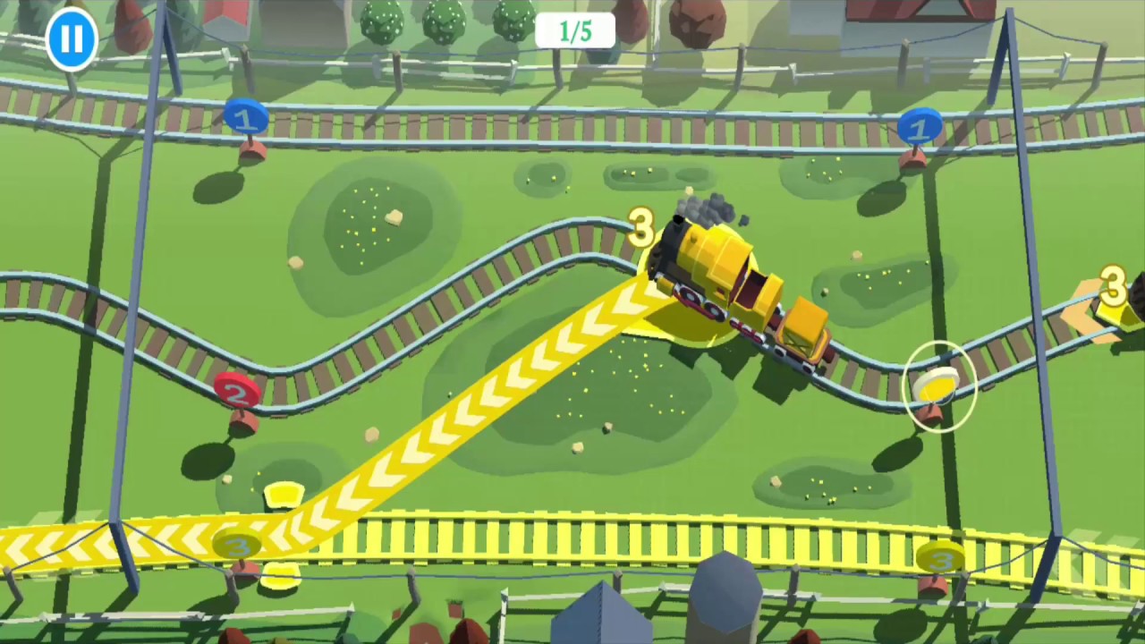 Train gaming kids many color train amazing rode passing kids android ...