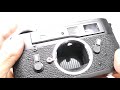 Leica ライカ M5 後期 3点吊 135万番 ブラッククローム 1972年 - YouTube
