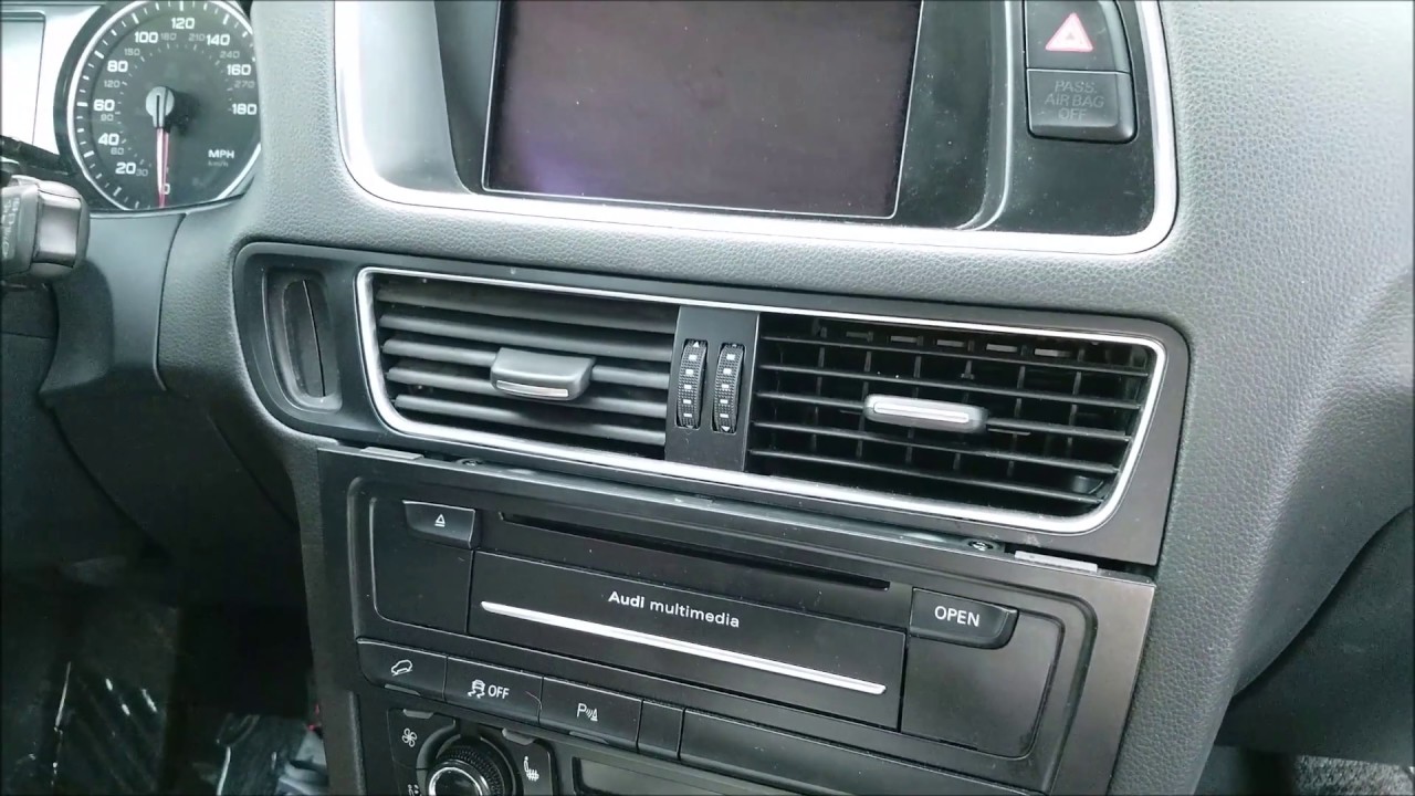 How to Remove Multi Media Player Navigation from Audi Q5 2012 for