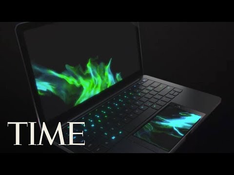 Razer's New Laptop Uses Your Phone As A Touchpad And Second Screen, Project Linda At CES 2018 | TIME