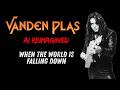 WHEN THE WORLD IS FALLING DOWN – VANDEN PLAS | Ai Symphonic Shred | Malmsteen - Petrucci Style