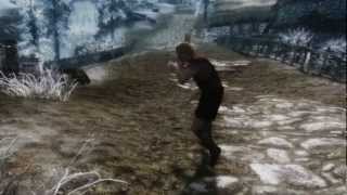Breakdance and Moonwalk in Skyrim
