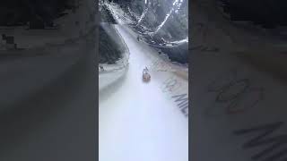 POV: You're on the Olympic luge course 🛷