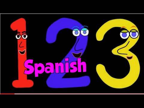 Numbers Song In Spanish Cancion De Los Numeros Youtube
