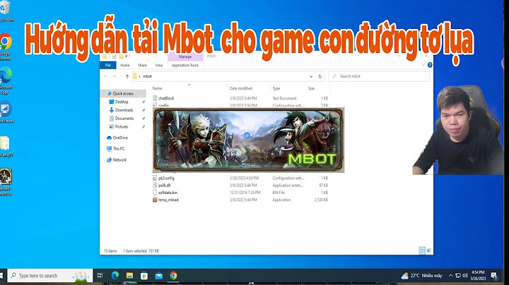 Hướng dẫn cài mbot bằng hình ảnh năm 2024