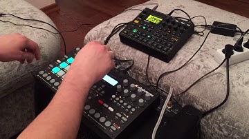 Bedroom techno jam. Analog rytm+Digitakt