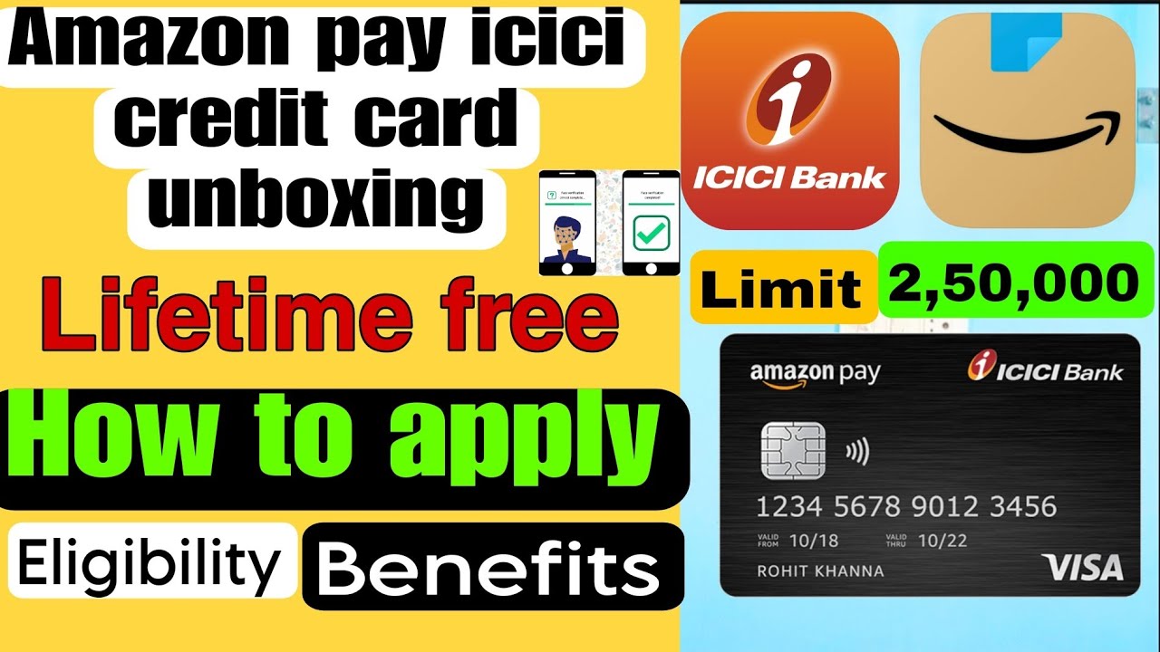 Amazon pay icici credit card apply | how to apply amazon pay icici credit card unboxing credit card