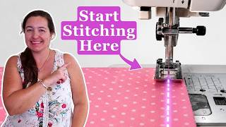 How to Start Stitching Fabric with a Sewing Machine: Beginner's Guide