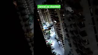 High Rise Society Ki Reality 😂 | Night View Ka Sach 🌃 | Luxury Apartment Comedy Shorts