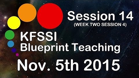 KFSSI Blueprint Teaching HD #Session 14