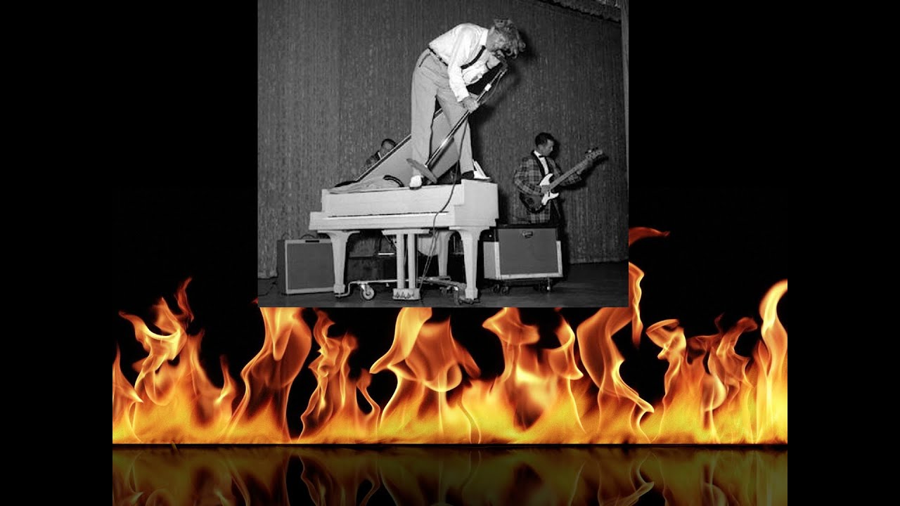 Story how Jerry Lee Lewis set piano on fire and played it until burned down  to upstage Chuck Berry - YouTube