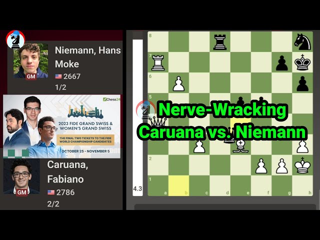 Caruana vs. Niemann Grand Swiss 2023 