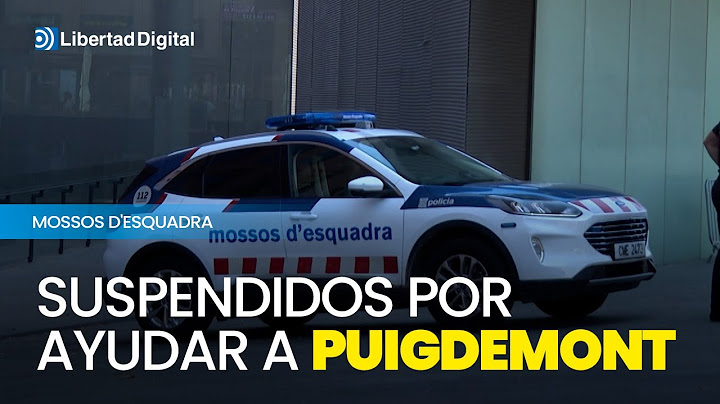 Los Mossos suspenden a los agentes que ayudaron a huir a Puigdemont