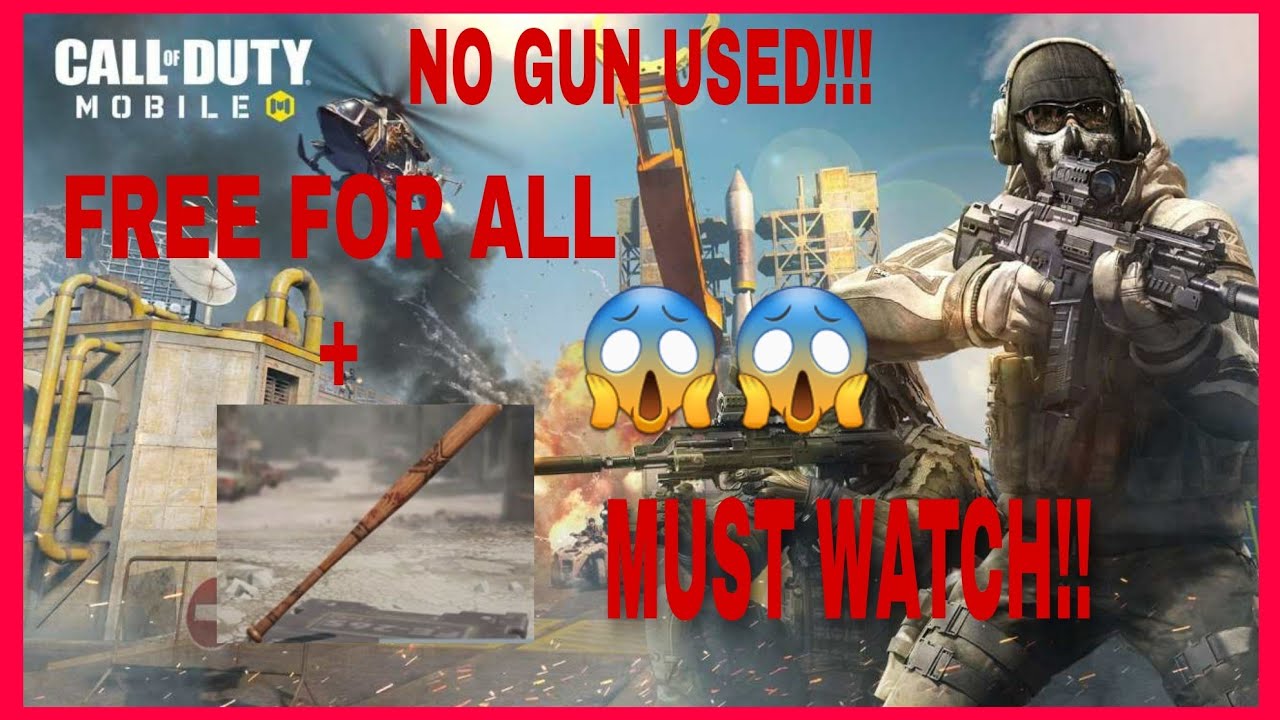 NO GUN CHALLENGE IN COD.M!! [FREE FOR ALL] - YouTube
