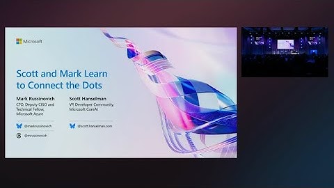 Scott & Mark learn to connect the dots | BRK432