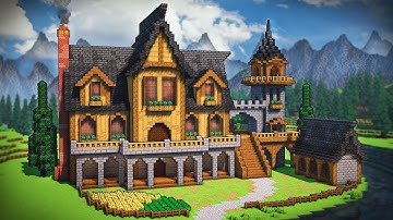 Minecraft: How To Build A Medieval Survival House | Easy Tutorial